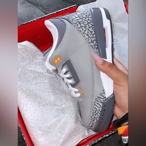 Cool grey Jordan 3’s size 6Y *AUTHENTICATION INCLUDED*